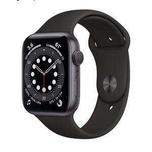 Apple Watch Series 6 44mm with accessories